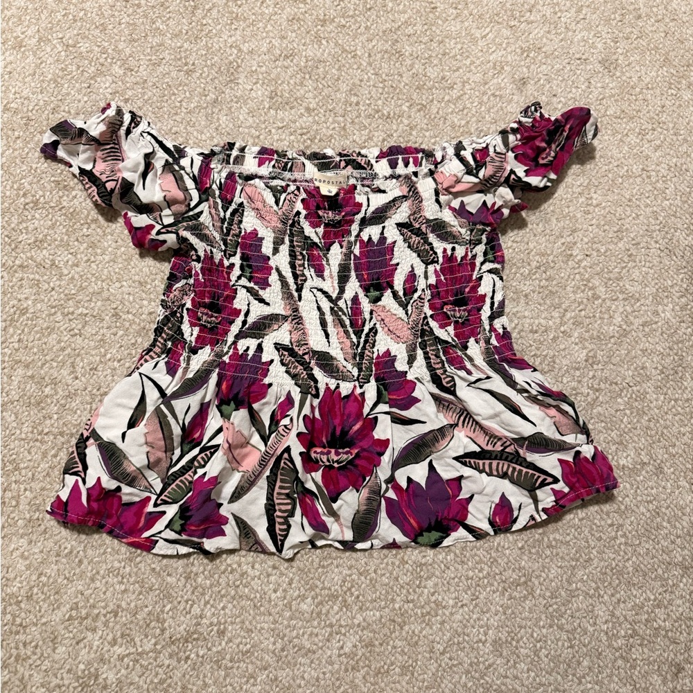 Floral Off-Shoulder Top